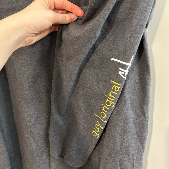 Guy Harvey Charcoal Long Sleeve Men's Tee - Picture 3 of 6